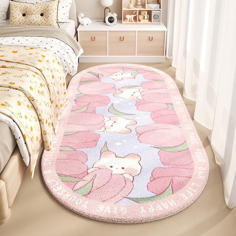 Cartoon Bedside Carpet Cute Girl Bedroom Carpet Children's Room Decoration Floor Mat