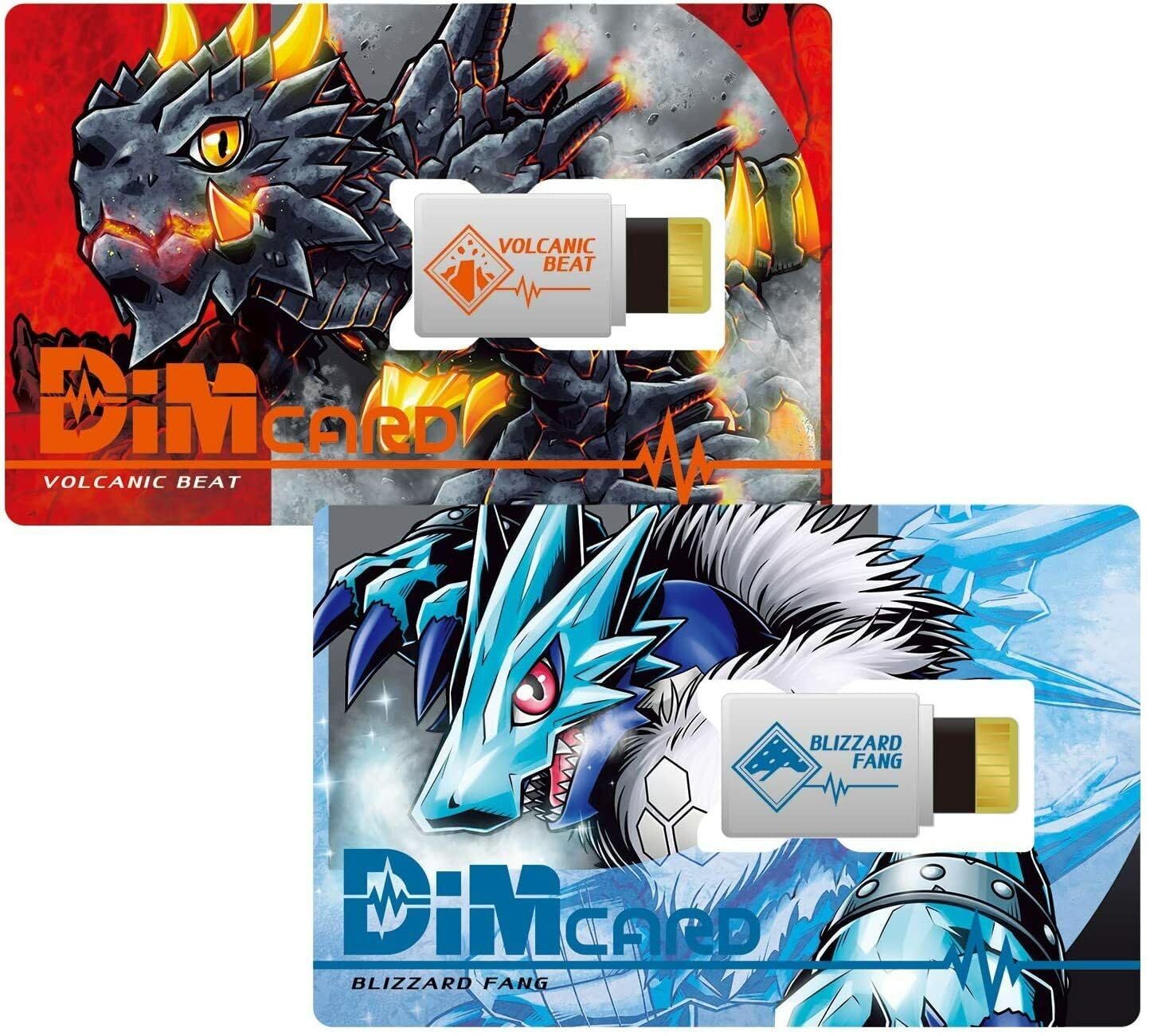 

Volcanic Beat & Blizzard Fang Card Set - Dim Card Series Vol. 01 Trading Card Game Deck
