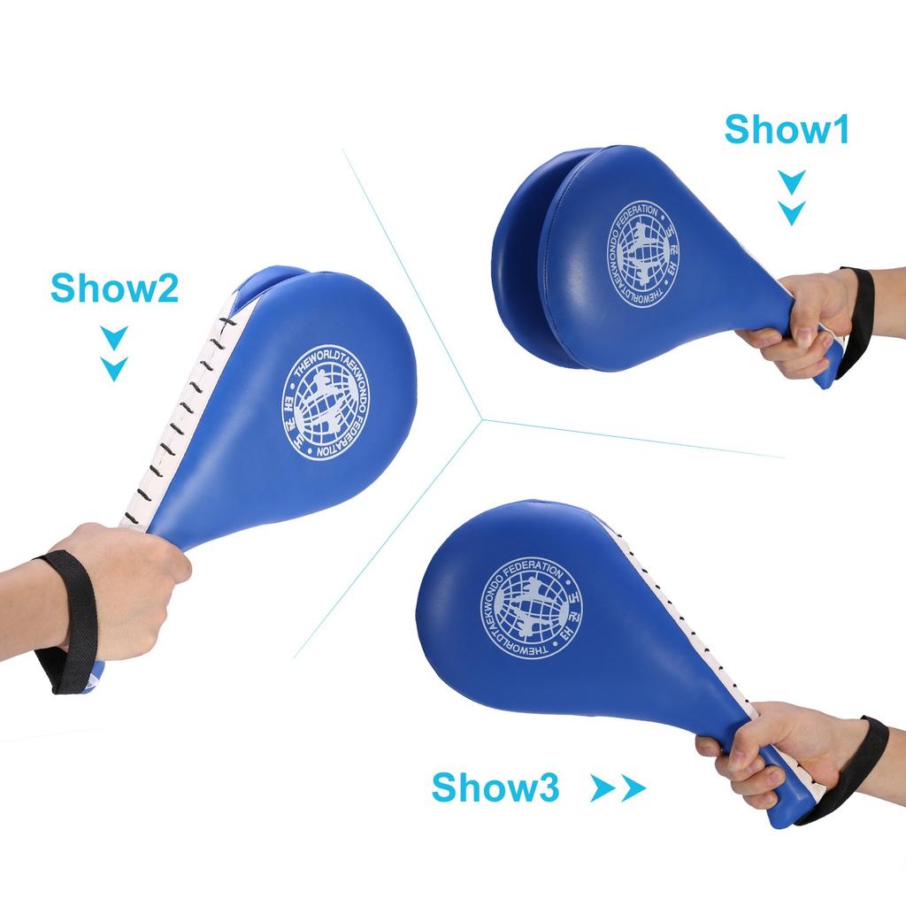 Double Hand Boxing Punching Mitts for Muay and Martial Arts Relieves Enjoy the Sound of Clean One Pair for Right and Left Mitts, Mitts, Kickboxing,