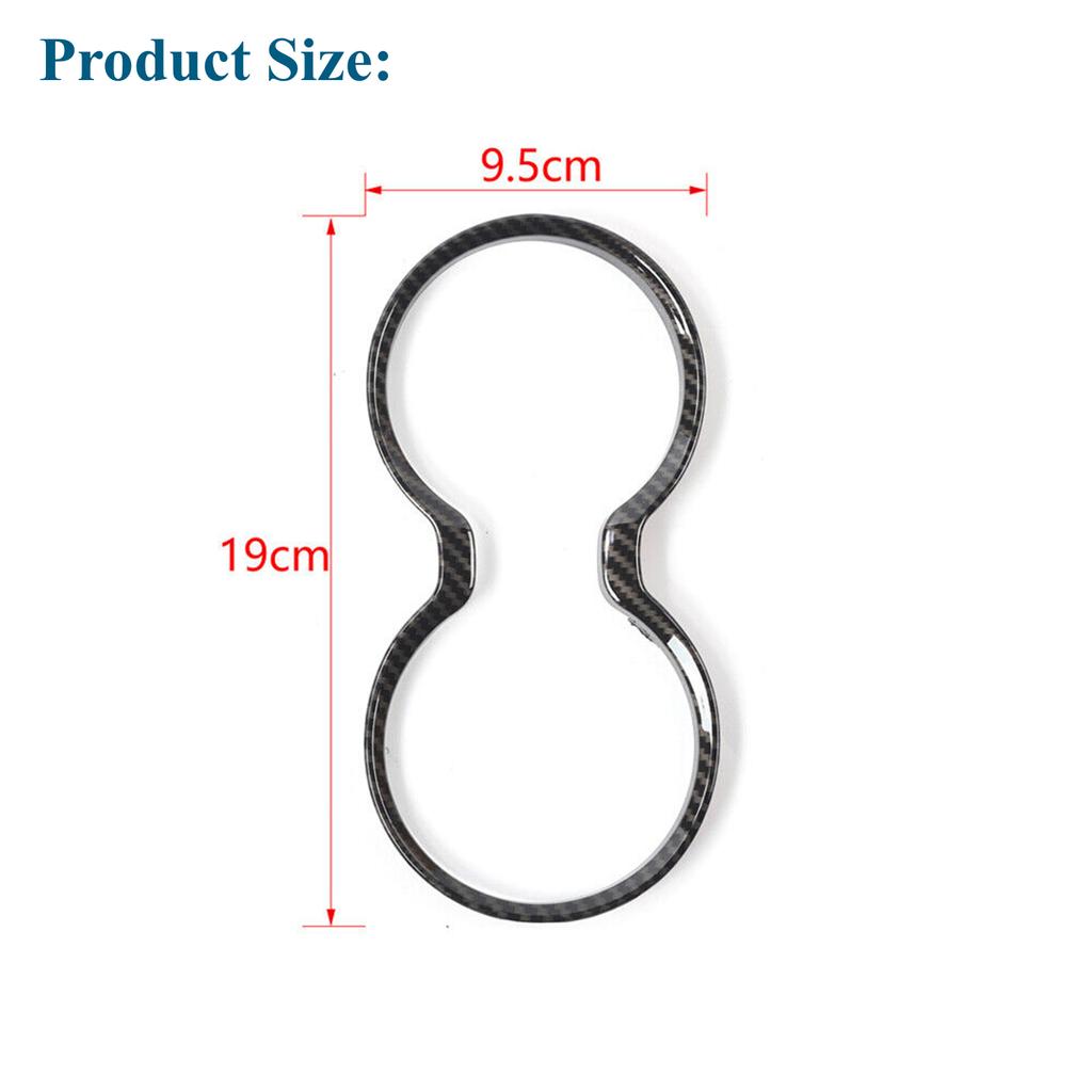 Schimbător de viteze față pentru mașină Suport pahar de apă Decorație pentru panou Autocolant ornamental pentru Jeep Grand Cherokee 2011- Interior