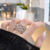 Opening Adjustable Hollow Ring Women'S Fashion Personality Exaggerated Index Finger Ring Niche Design Ring