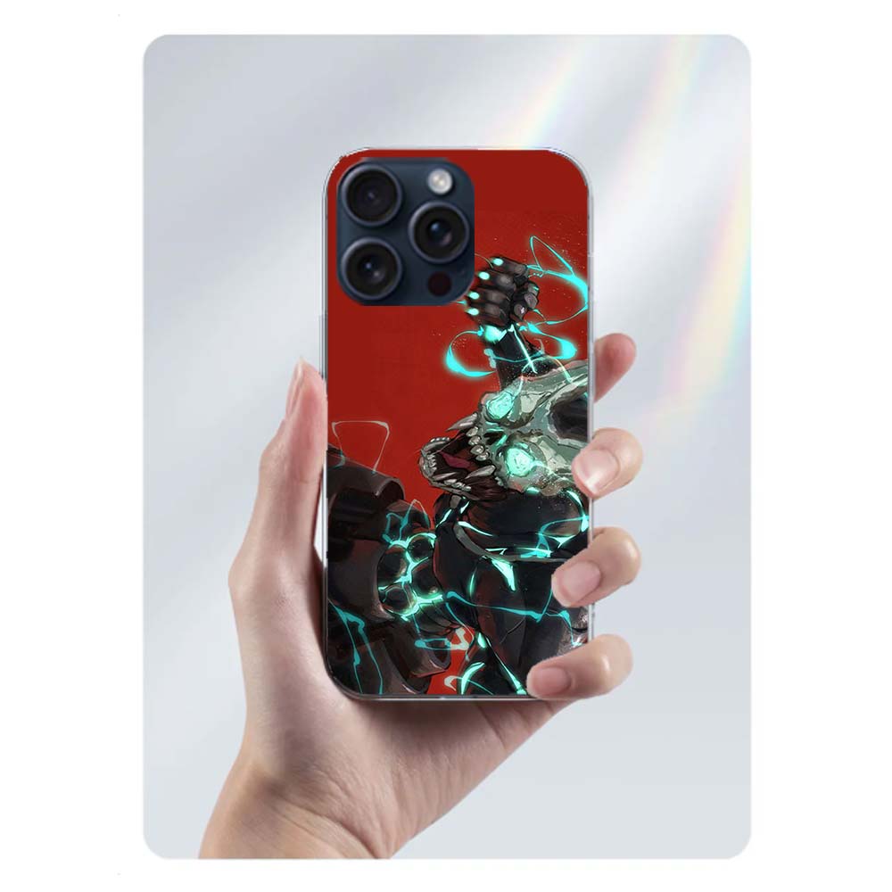 Kaiju No. 8 Anime Clear Phone Case For Iphone 17 Air 16 Pro Max 15 Pro 14 Plus 17E 16E 11 13 12 Mini Cover Cases Fundas Cell TPU