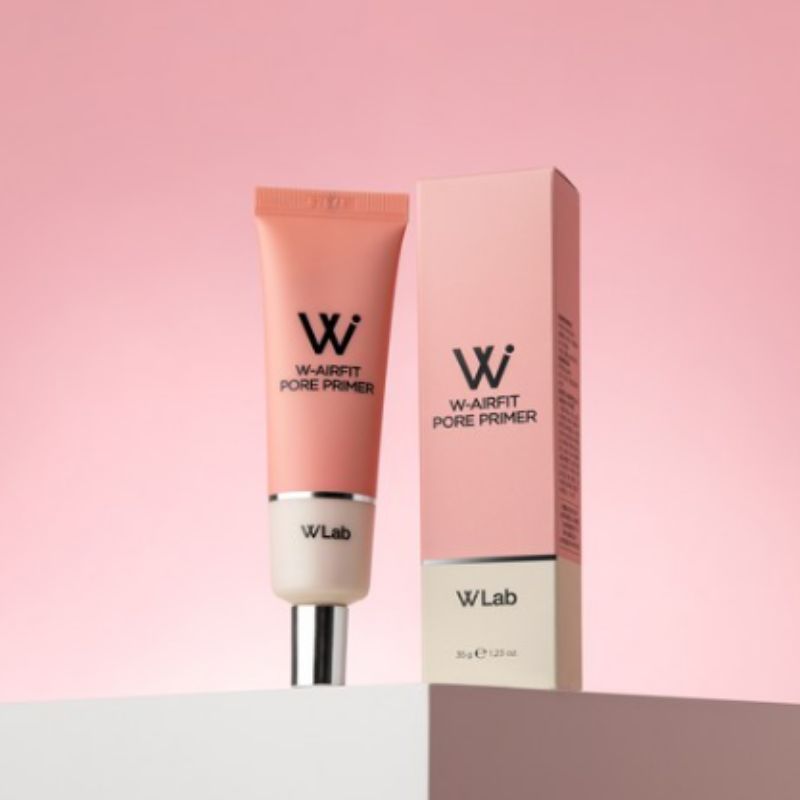W.Lab Air Fit Pore Blurring Smooth Primer Korean K-Beauty Lightweight Makeup Base for Pore Coverage 35g