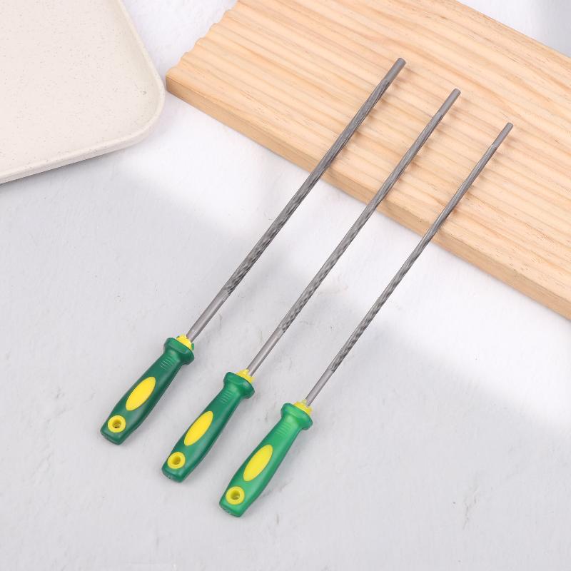 4.0Mm 4.8Mm 5.5Mm Round High Carbon Steel Saw Chain Files Kit Chain Saw Sharpening File For Chainsaw Accessories Woodwork Tools