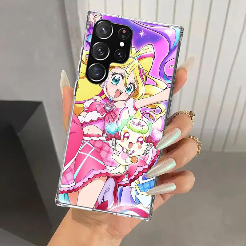 Pretty Cure Anime Phone Case for Samsung Galaxy S26 S24 S23 Ultra S25 Edge S22 S21 Plus S20 FE + Soft Print Shell Funda Galaxy S