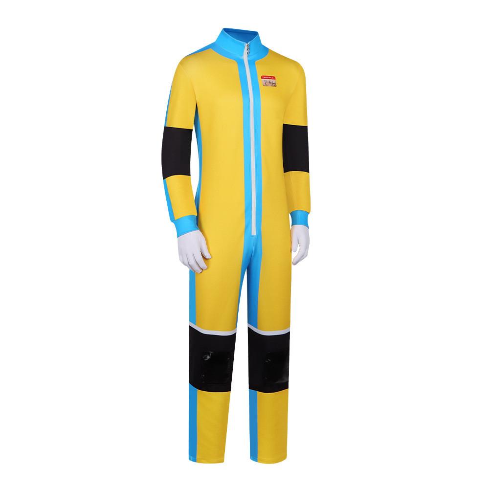 Dispatch Superhero Cosplay Costume With Water Active Bodysuit For Game Fans