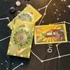 Terrific Gold Plastic Tarot Cards Lous Predictive Divination Board Games Waterproof Astrology Oracle Deck With Booklet