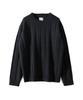 HORLISUN Meadow Wide Rib Crewneck Knit Melange Charcoal