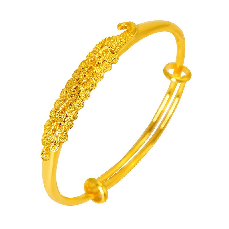 Peacock Women's Push-pull Fashion Bracelet Bracelet European and American Luxury High-end