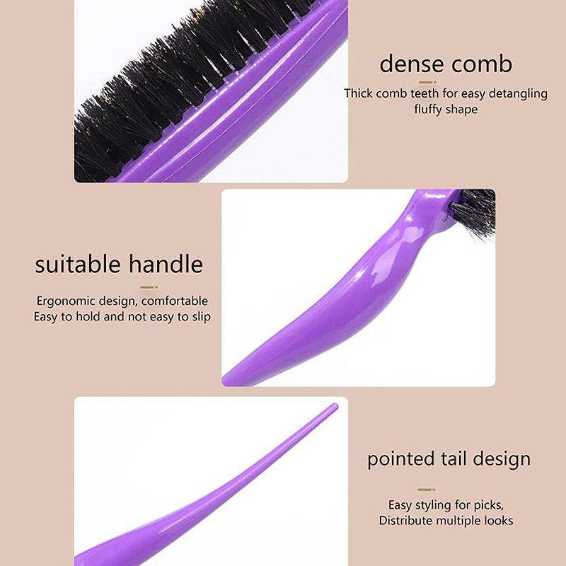 Professionell Hårkam Hårstyling Borste Stylingverktyg Frisörkammar Duttkam Borstkam Damfrisyrer Långt Hår