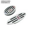 Foot Rest Pedal Sticker for Cooper One+S R50 R53 R55 R56 R60 R61 F55 F56 F54 F60 Countryman Clubman Accessories 2/3PCS