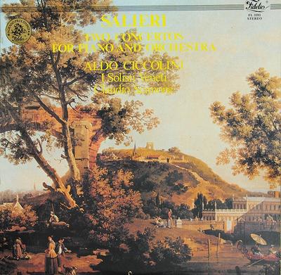 Disc LP SALIERI Două Concerte Pentru Pian Și Orchestră FL3393 FIDELIO Olanda Clasică Folosit
