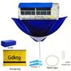 95/130cm Klimaanlagen-Reinigungsabdeckung Wassersack-Set Reiniger Wasserdicht Regen für 36000BTU AC Staubentfernungswerkzeuge mit Bürstenset