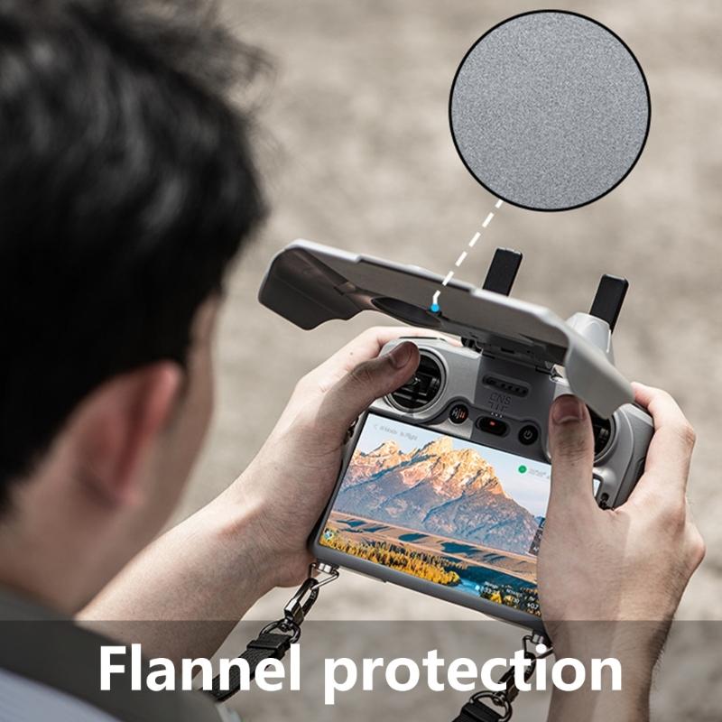 ABS Sun Hood AntiGlare Shield And Screen Protectors For RC2 Remotes Screen Protectors Ensuring Uninterrupted Control