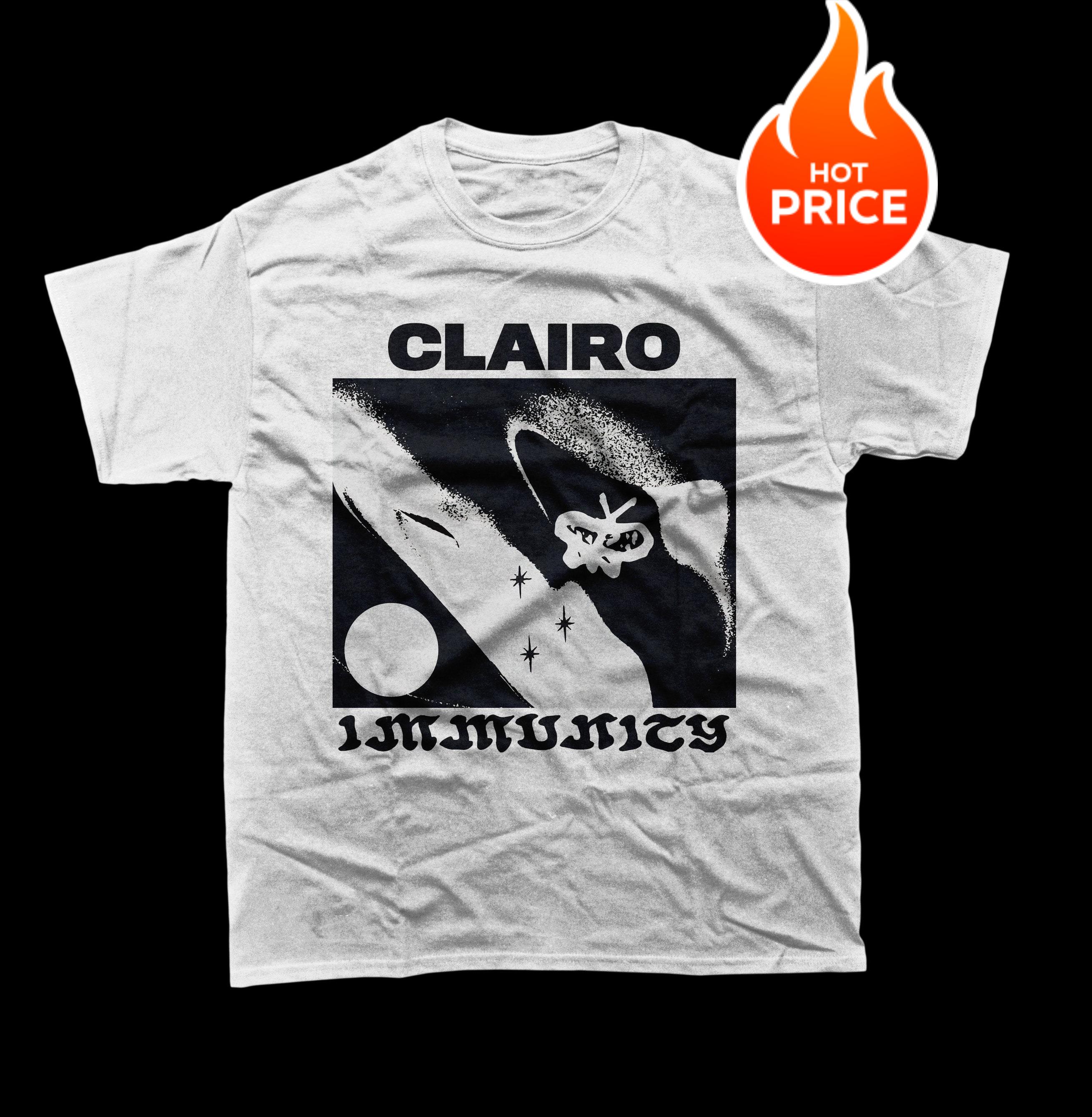 

Clairo Unisex Tshirt Immunity Album Tshirt Music Graphic Tshirt Pure Cotton AllSeason Casual Loose Streetwear Shirt S