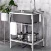 TLXT 304 Stainless Steel Kitchen Sink with Stand