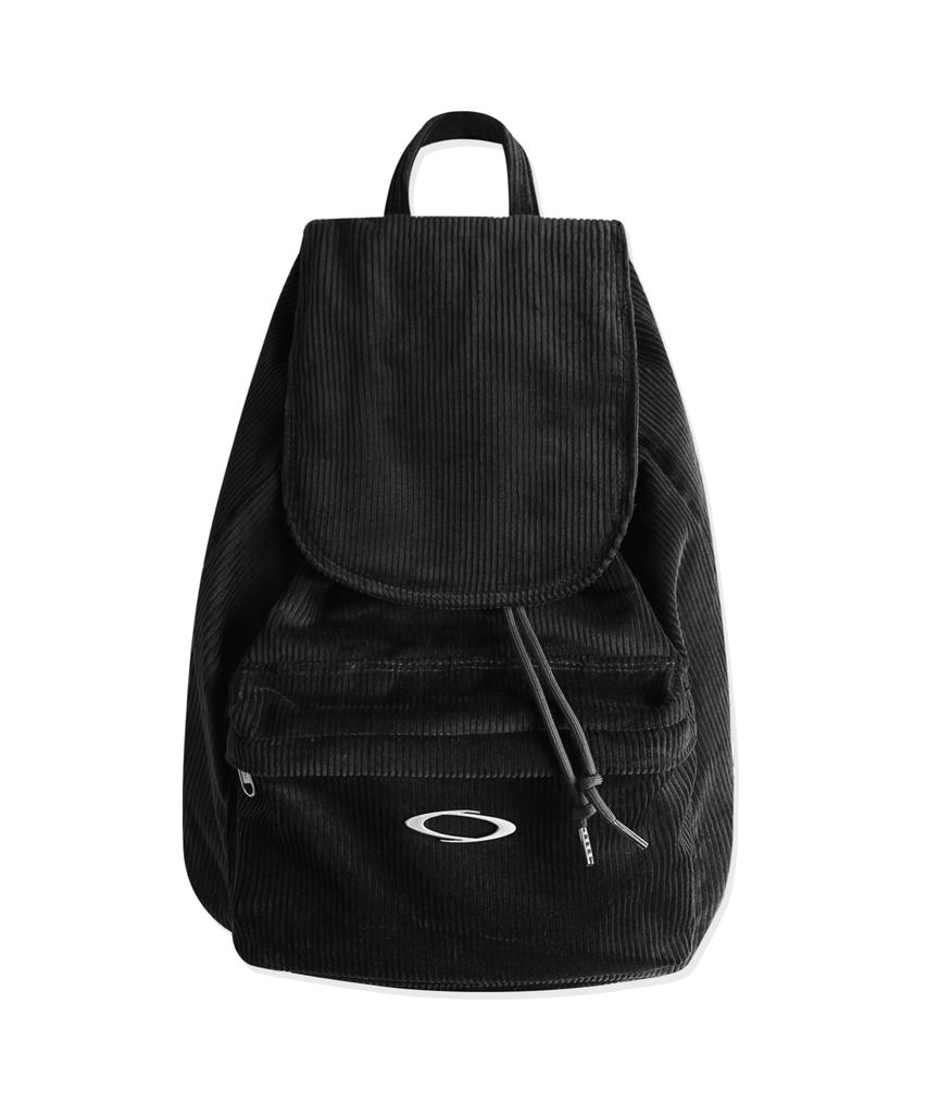 Noiago Noi1793 Corduroy Flap Backpack (Black)