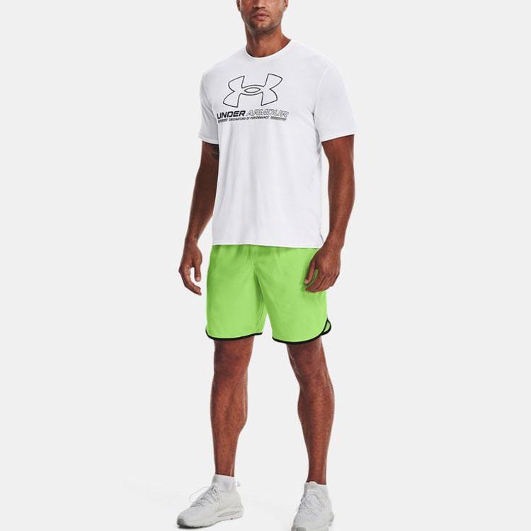 Under Armour Letter Logo Training T-Shirt Men T-Shirts White 1370367-100
