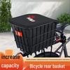 Mountain Bike Seatpost Rear Rack Basket with Storage Bag for Rear Seat & Front Decoration