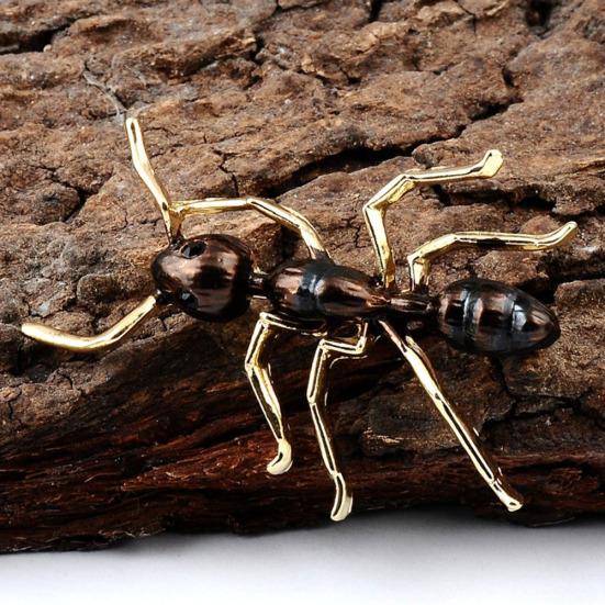 Fashion Unisex Ant Alloy Brooch Pin Badge Suit Lapel Jacket Clothes Accessory