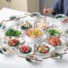 Qianhua Zhike Family Dinnerware Set with Casserole