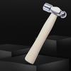 Round Head Mini Hammer Wooden Handle Double-Faced Hammer Ball Peen Hammer  Smashing Walnut