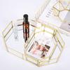 Elegant Glass Storage Box & Cosmetics Organizer Tray