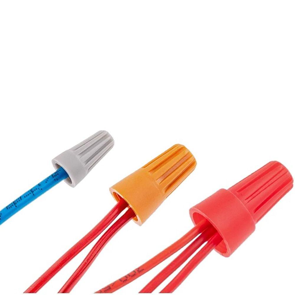 Colorful Wire Caps Nylon Spiral Crimping Cap Electrical Insulated Crimp Electrical