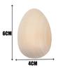 Realistic Wooden Easter Eggs DIY Graffiti Simulated Egg Handmade Holiday Decor Craft for Home Festival Design