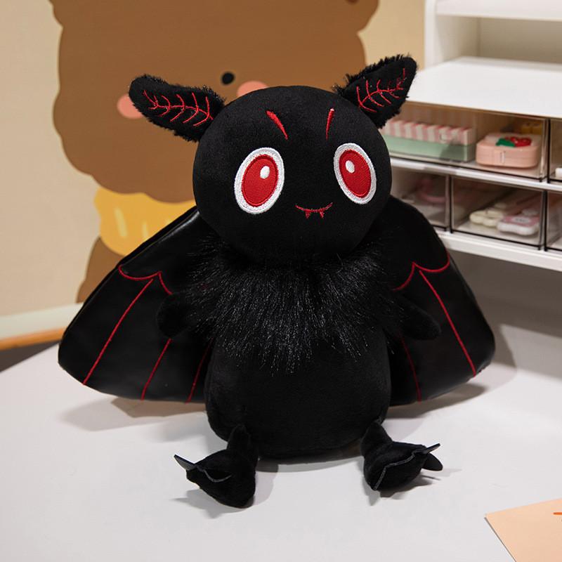 Enchanting Dark-themed Moth Plush Toy Perfect For Halloween Decoration And Gifts