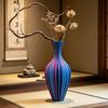 3D Printed Vase Geometric Design Modern Decorative Vase for Living Room Kitchen Counter Dining Shelf Office Coffee Table