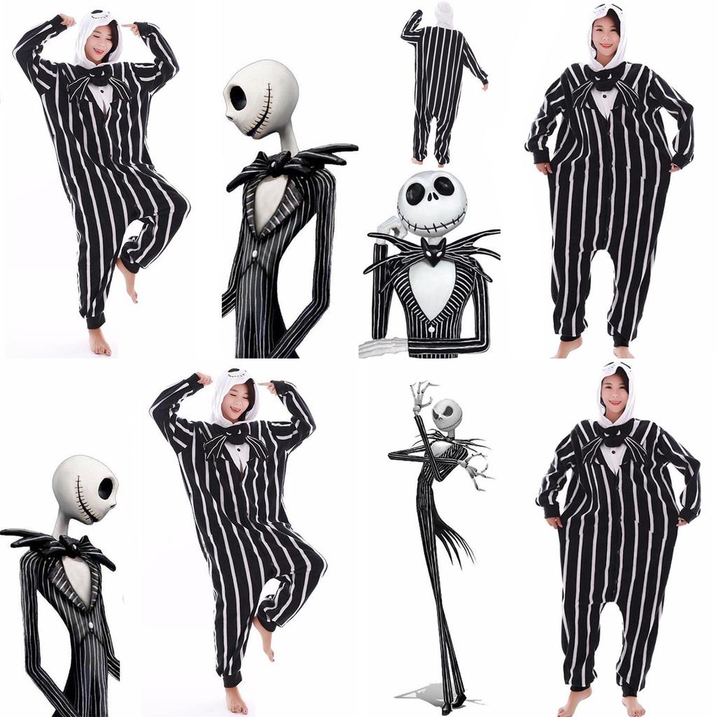 Nightmare Christmas Before Jack Onesie Pajamas Union Suit Jumpsuit Wear Lounge