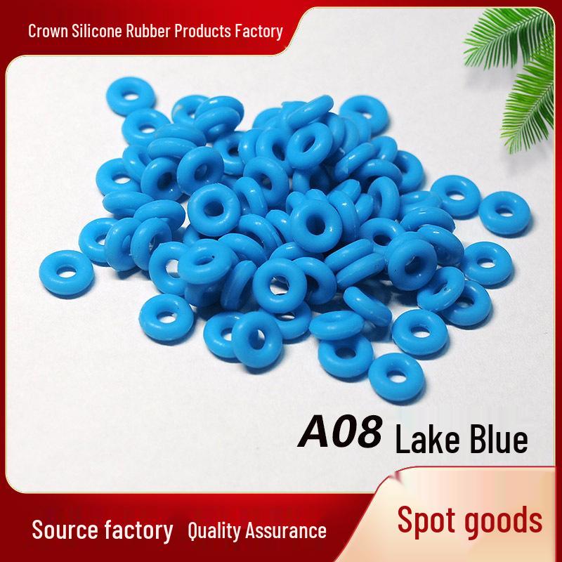 50-Piece Jade Silicone Spacer Rings for Bracelets, Chains, and Necklaces