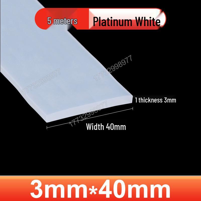 High-Temperature Resistant Transparent Silicone Rubber Sealing Strip