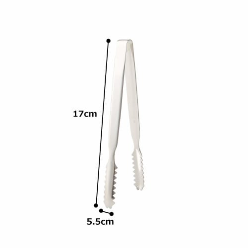 Endo Shoji Commercial Ice Tongs, Small, Stainless Steel, Made in Japan, PBU0102