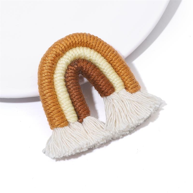 1 Stück/Beutel, Stoff-Anhänger im ethnischen Stil, Quaste in Regenbogenfarbe, für DIY-Ohrringe, Halsketten, Schlüsselanhänger, Schmuckherstellung, Zubehör