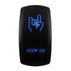 12V/24V Blue LED Rocker Switch Spot/Fog/Side Lights/Power/Inverter/Fan Toggle Waterproof On-Off | On-Off-On Switch Switches4