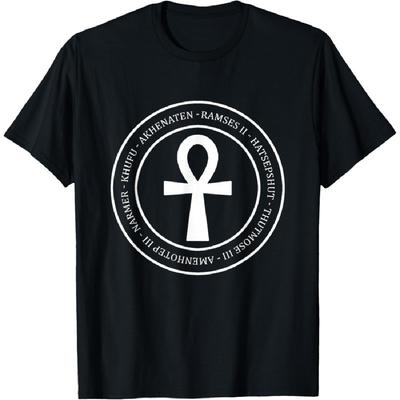 Starověký Egypt Velcí faraoni Egyptský symbol Ankh Tričko