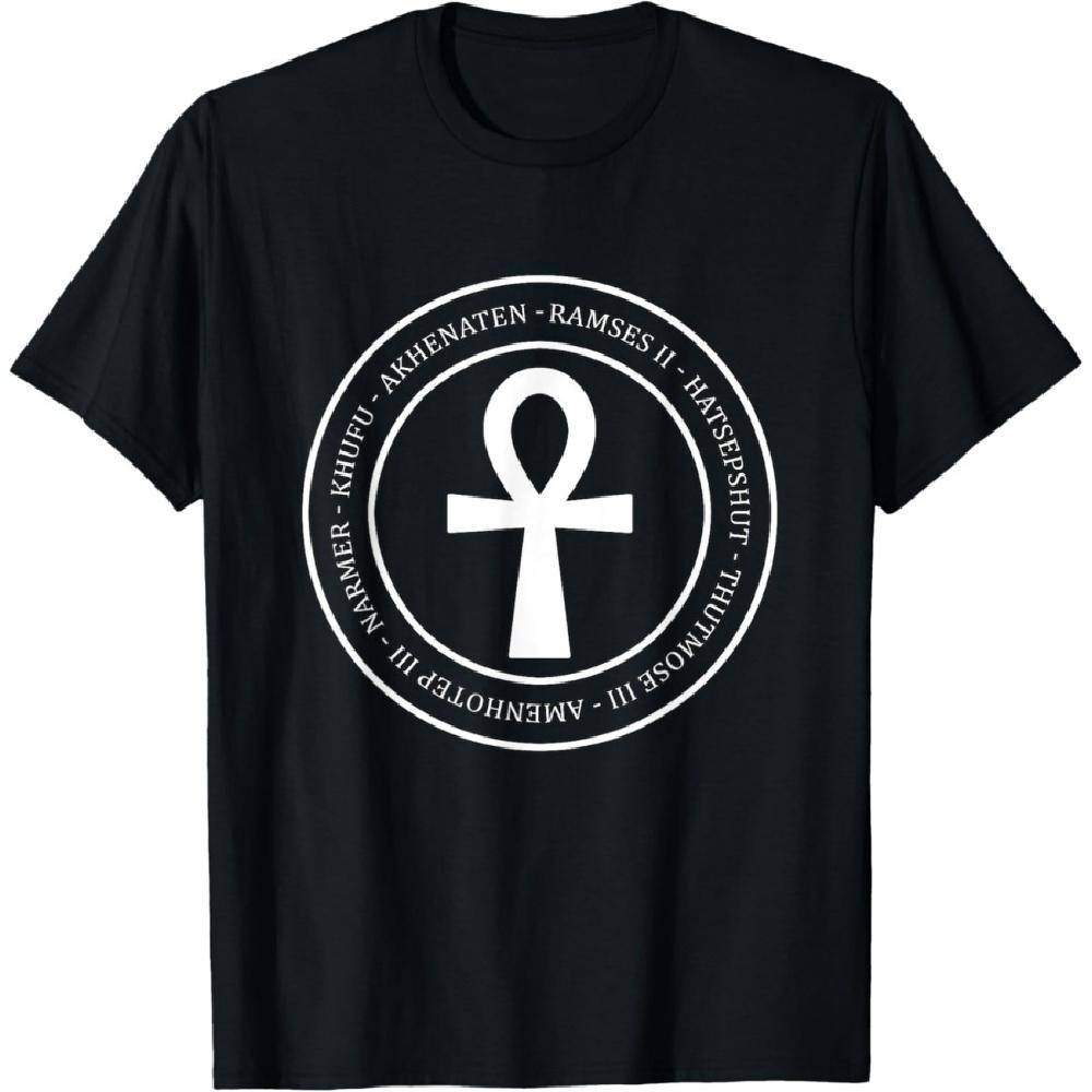 

Ancient Egypt Great Pharaohs Egyptian Ankh Symbol T-Shirt S