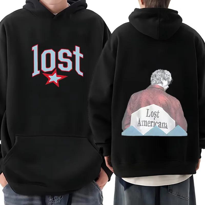 Mgk Lost Americana Po Graphics Hoodie Men Wom