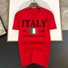 Letter Italy Mens Hip Hop T-shirts 2023 New Summer Funny Multicolor Printed Cotton Breathable Tees Tops Man Fashion Tshirt