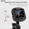 Aroma Clip Tuner, Rechargeable, Fast Tuning, High Precision, Chromatic Mode, 360-Degree Rotation, Color LCD, Compatible with Guitar, Bass, Ukulele,
