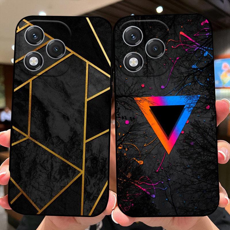 For Honor 400 Lite 5G Soft Phone Case ABR-NX1 Cartoon Printing Silicone TPU Back Coque Cover For Honor 200 Lite Protector Shells