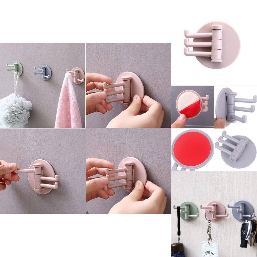 Strong Bearing Seamless Adhesive Hook Designed For Convenient Kitchen Towel Wall Hanging