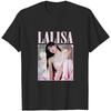 Lisa Blackpink T-Shirt Lässiges Oberteil für Sommer & Frühling, Damenbekleidung