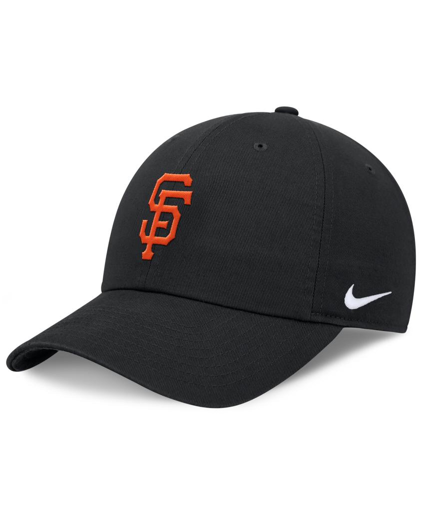 Panatigseu San Francisco Giants Nikeclub Unstrukturierte Bio-Baumwollkappe - Schwarz