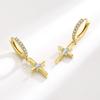 925 Sterling Silver Heart Hoop Earrings Stud Earrings Silver Women Star Butterfly Earrings for Women Jewelry Gift E357