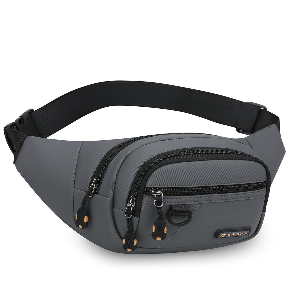 Large Capacity Unisex Waist Bag Waterproof Wear-Resistant Casual Travel Chest Bag for Sports and Business Single Shoulder