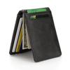 Multi Functional Mens Wallet RFID Card Holder Anti-theft Brush Multi Slot USD Money Clip Card Wallets