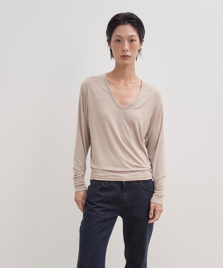 Wenio V-Neck Long Sleeve_5Color